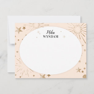 Glitzer-Stangen und Fireworks-Merkkarte Mitteilungskarte