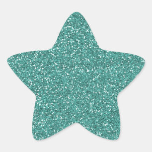 GLITZER STAR BABY SHOWER STICKER
