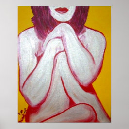 Glitzer Star, Matte Poster