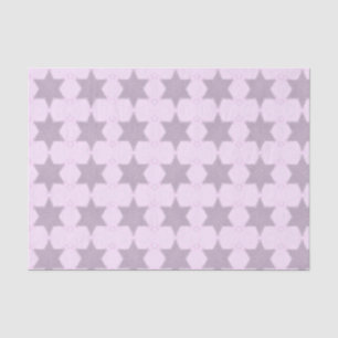 Glitzer Star of David röstet geometrisch Seidenpapier