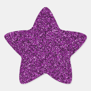 GLITZER STAR STICKER