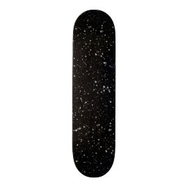 Glitzer Stars2 - Silberschwarz Skateboard