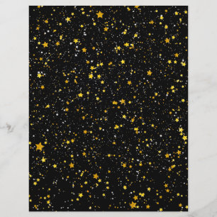 Glitzer Stars3 - Gold Black Flyer