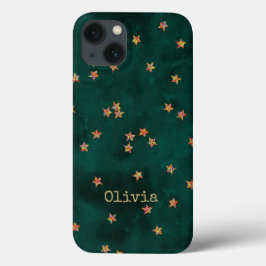 Glitzer startet auf grunge Papier Case-Mate iPhone Hülle