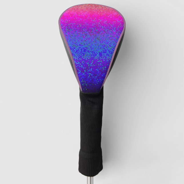 Glitzer-Startrommel Golf Headcover (Vorderseite)