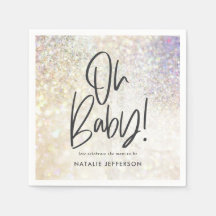 Glitzer strahlt auf Babydusche Party