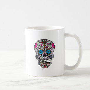 Glitzer Sugar Skull Tasse