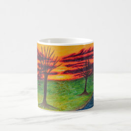 Glitzer Sunset Tasse
