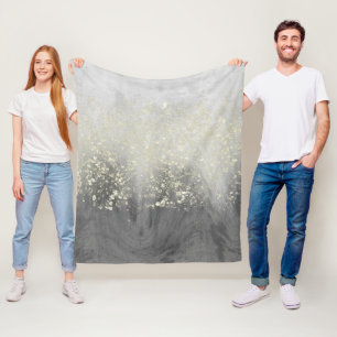 Glitzer Swirl Fleecedecke