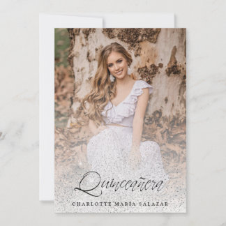 Glitzer tencia Quinceañera Español Foto Moderna