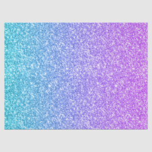 Glitzer Textur Druckfarben und Blau Seidenpapier