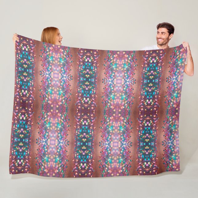 Glitzer Trendy Opal Holographic Collection Fleecedecke (Beispiel)