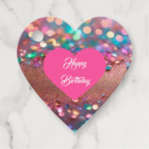 Glitzer Trendy Opal Holographic Collection Geschenkanhänger