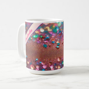 Glitzer Trendy Opal Holographic Collection Kaffeetasse