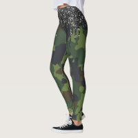 Glitzer Tropfen Camouflage Camouflage Muster Milit