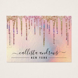 Glitzer-Tropfen für Holografie