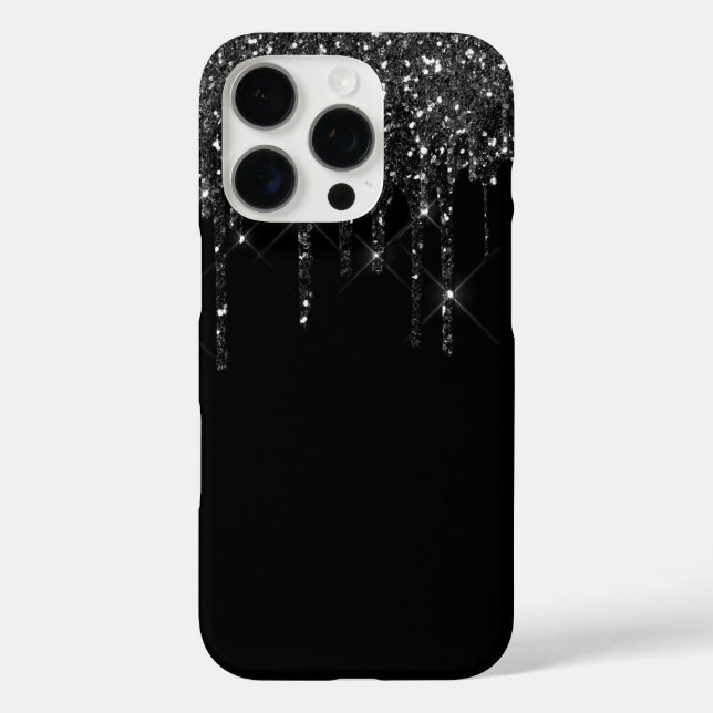 Glitzer Tropfen iPhone 16 Pro Fall Case-Mate iPhone Hülle (Rückseite)