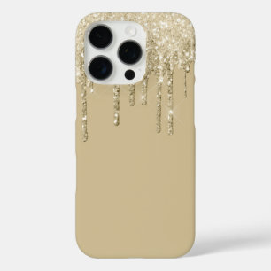 Glitzer Tropfen iPhone 16 Pro Fall Hülle