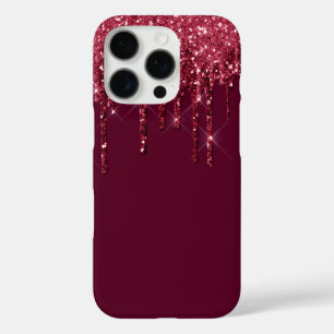 Glitzer Tropfen iPhone 16 Pro Fall Hülle