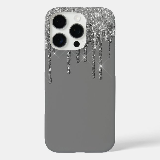 Glitzer Tropfen iPhone 16 Pro Fall Case-Mate iPhone Hülle (Rückseite)