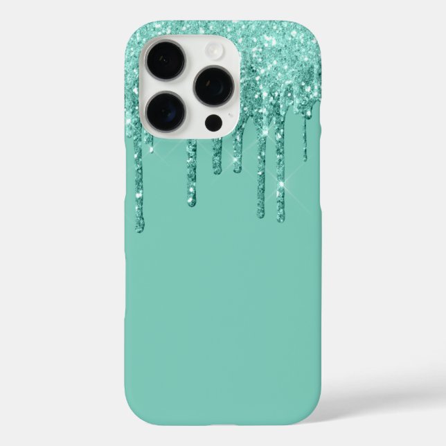 Glitzer Tropfen iPhone 16 Pro Fall Case-Mate iPhone Hülle (Rückseite)