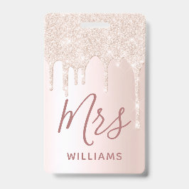 Glitzer Tropfen Lehrer Individuelle Name Lanyard I Ausweis