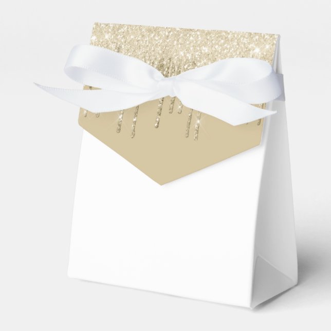 Glitzer Tropfen Party Leckerei Geschenkschachtel (Vorderseite)