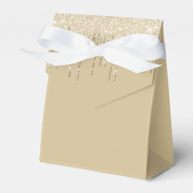 Glitzer Tropfen Party Leckerei Geschenkschachtel (Vorderseite)