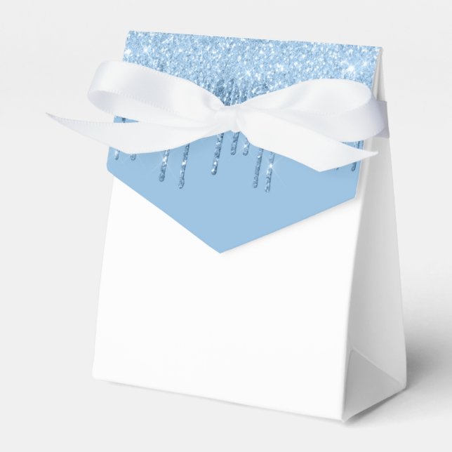Glitzer Tropfen Party Leckerei Geschenkschachtel (Vorderseite)