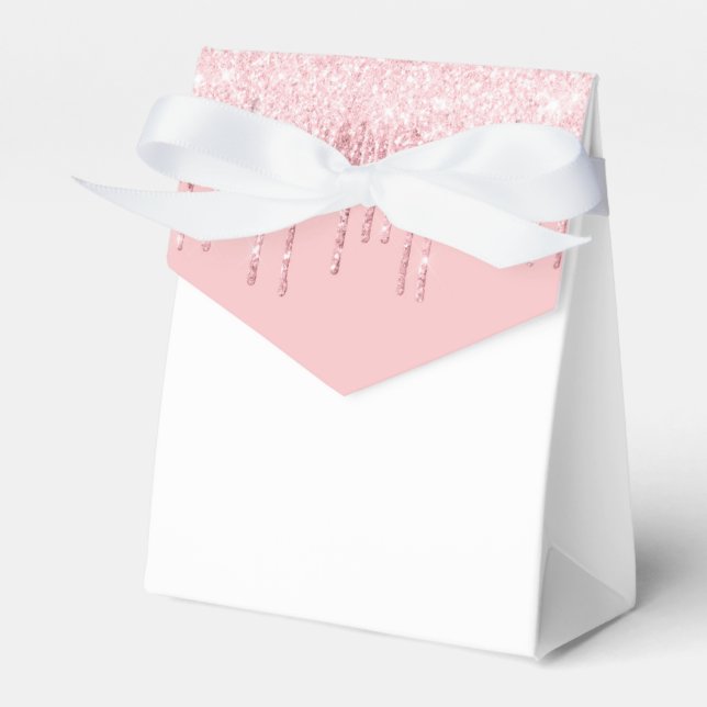 Glitzer Tropfen Party Leckerei Geschenkschachtel (Vorderseite)