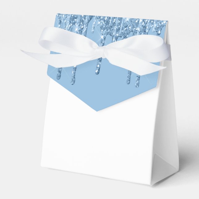 Glitzer Tropfen Party Leckerei Geschenkschachtel (Vorderseite)