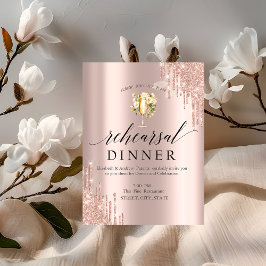 Glitzer Tropfen Wine Glass Blume Probe Abendessen Einladung