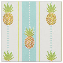 Glitzer Tropische Ananas mit Streifen und Dotter