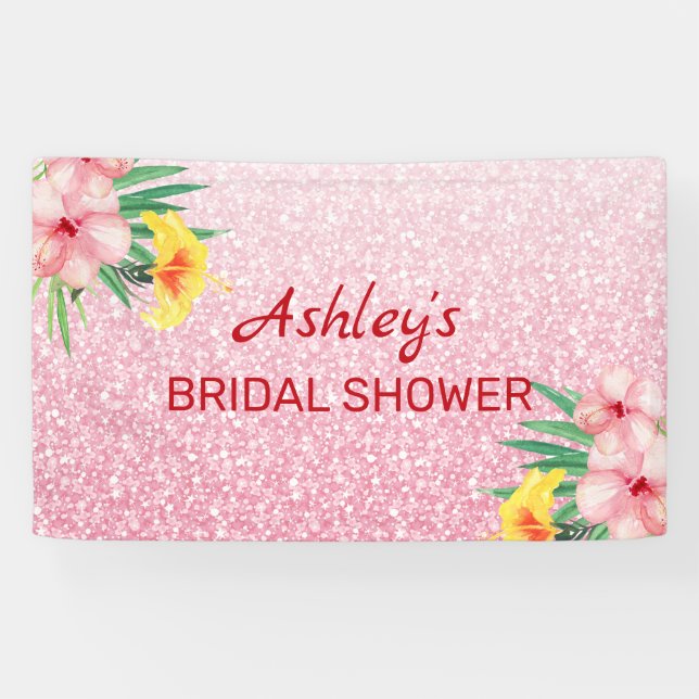 Glitzer und Blume Banner (Horizontal)