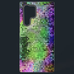 Glitzer und Glitzern in der grünen und blauen Disk Samsung Galaxy Hülle<br><div class="desc">Bild eines farbenfrohen Disco-Glitzer und von Diamantstiften.</div>