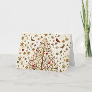 Glitzer und Golden Foil Karte