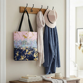 Glitzer und Marmor personalisiert