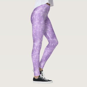 Glitzer und Shine Pattern Violet ID671 Leggings