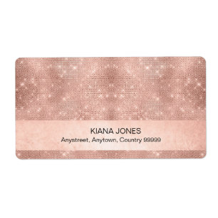 Glitzer und Shine Rose Gold ID673