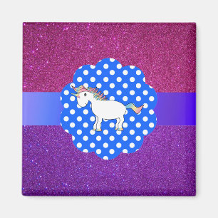 Glitzer Unicorn Magnet