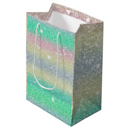 Glitzer Unicorn Textur Mittlere Geschenktüte