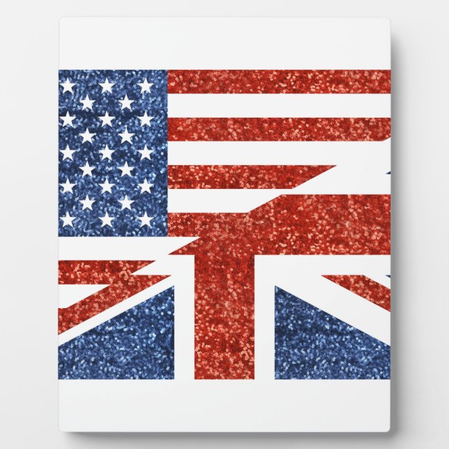 Glitzer usa uk fotoplatte (Vorderseite)