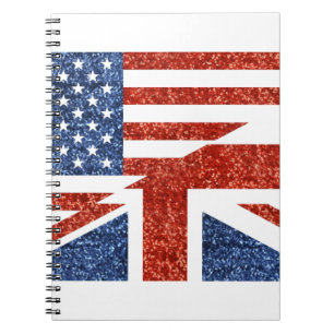 Glitzer usa uk notizblock