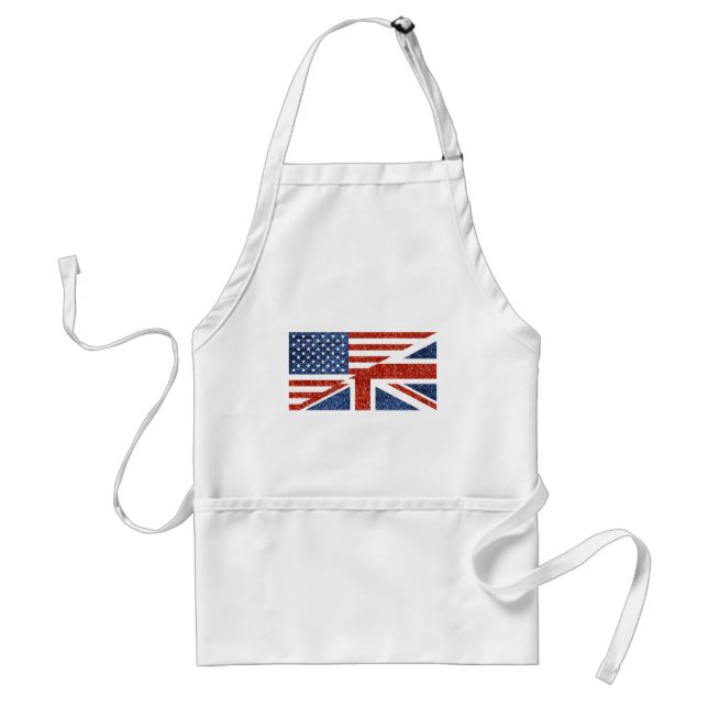 Glitzer usa uk schürze (Vorne)
