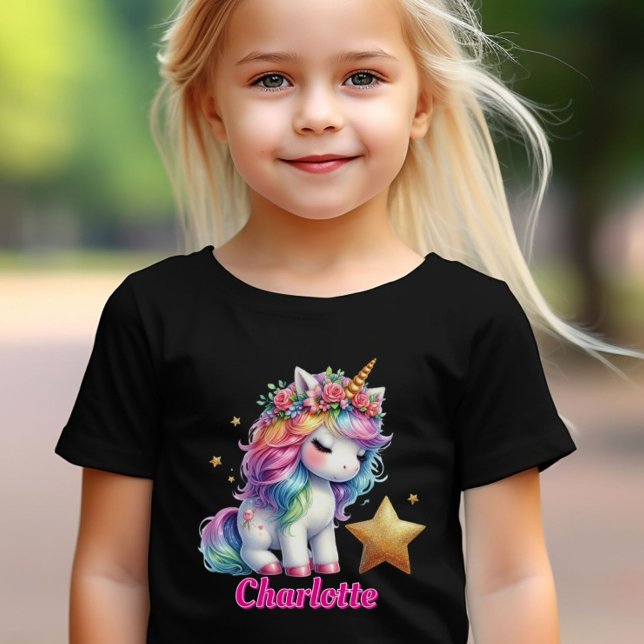 Glitzer vereint magische Sternenkinder in Schwarz T-Shirt (Von Creator hochgeladen)