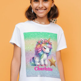 Glitzer vereint magischen Stern T-Shirt