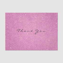 Glitzer Vielen Dank Fuchsia Pink Rose Gefallen Wei Seidenpapier