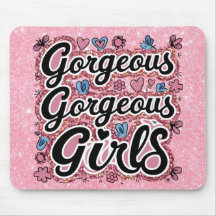 Glitzer wunderschöne Mädchen Doodle