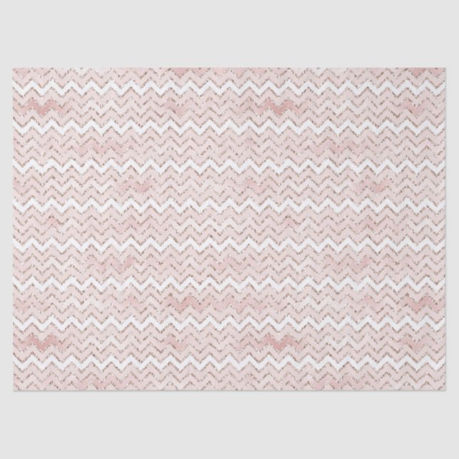 Glitzer Zig Zag Seidenpapier (Vorderseite)