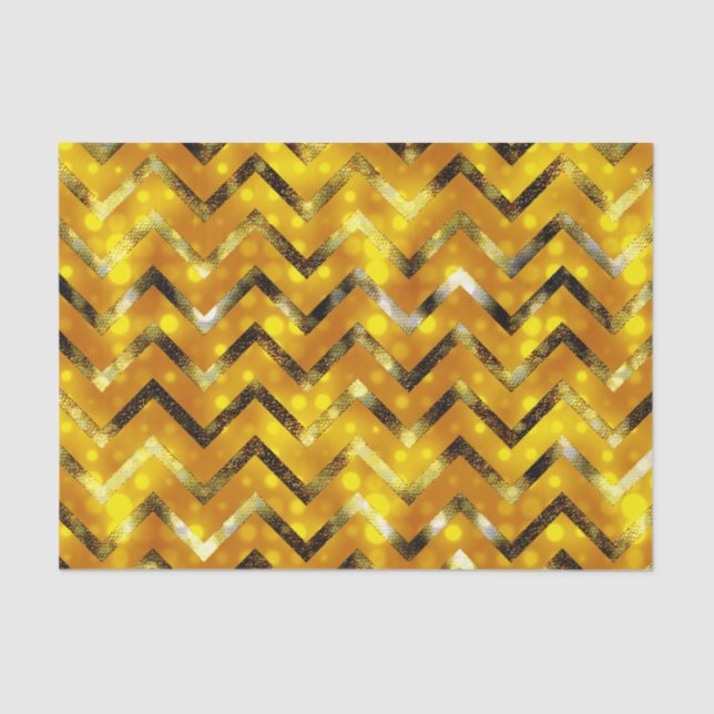 Glitzergold, das helles glänzendes bling ist seidenpapier (Vorderseite)
